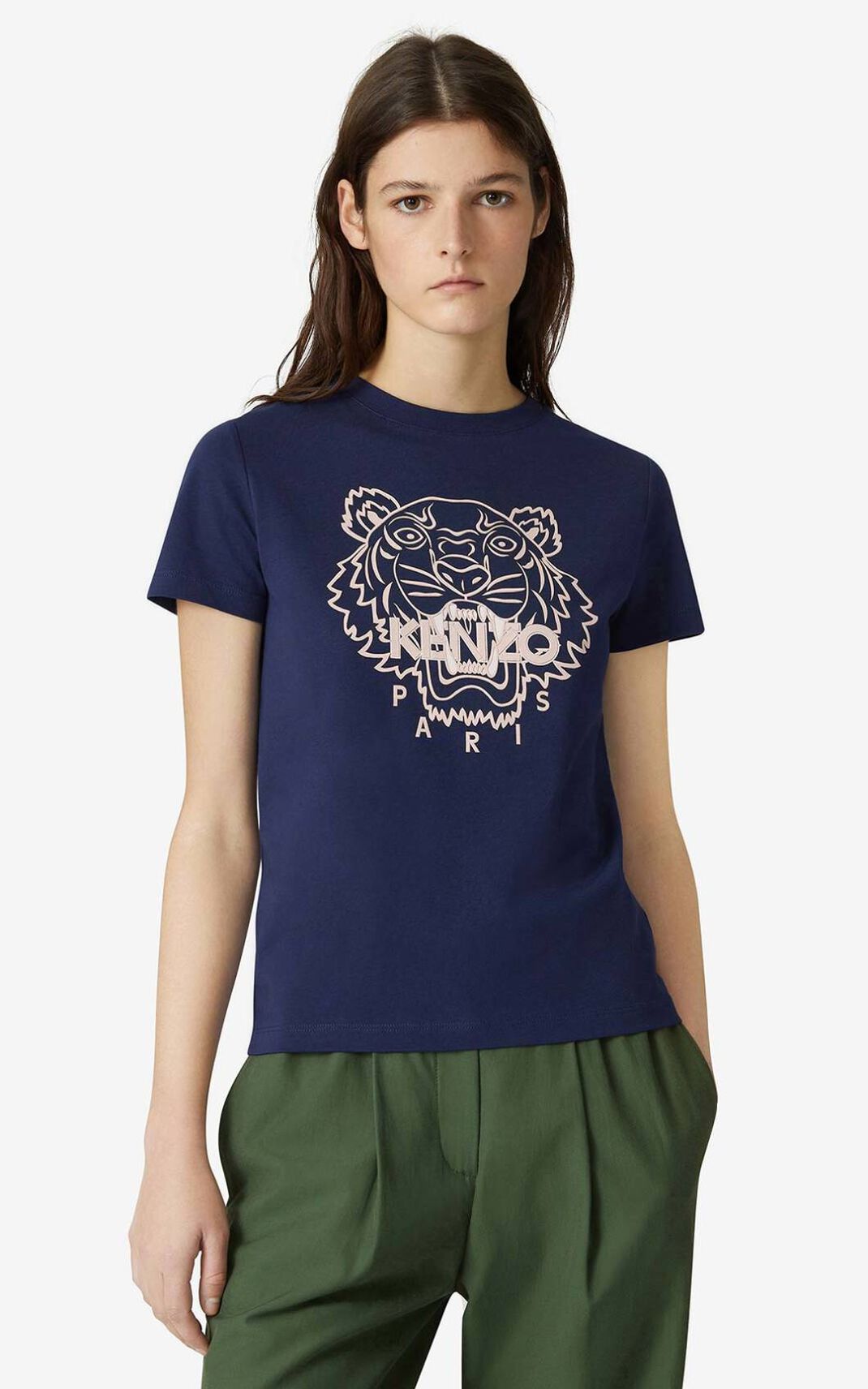 Kenzo Tiger T Shirt Dam | 43052-PWAH